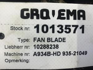 Liebherr Fan Blade